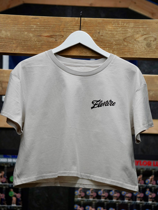 Elevare Slogan Women's Crop Tee