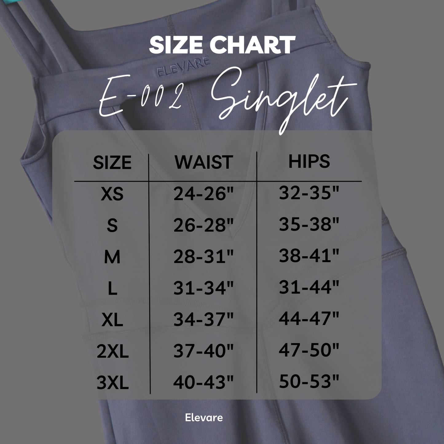 E-002 | Elevare Women's Weightlifting Singlet