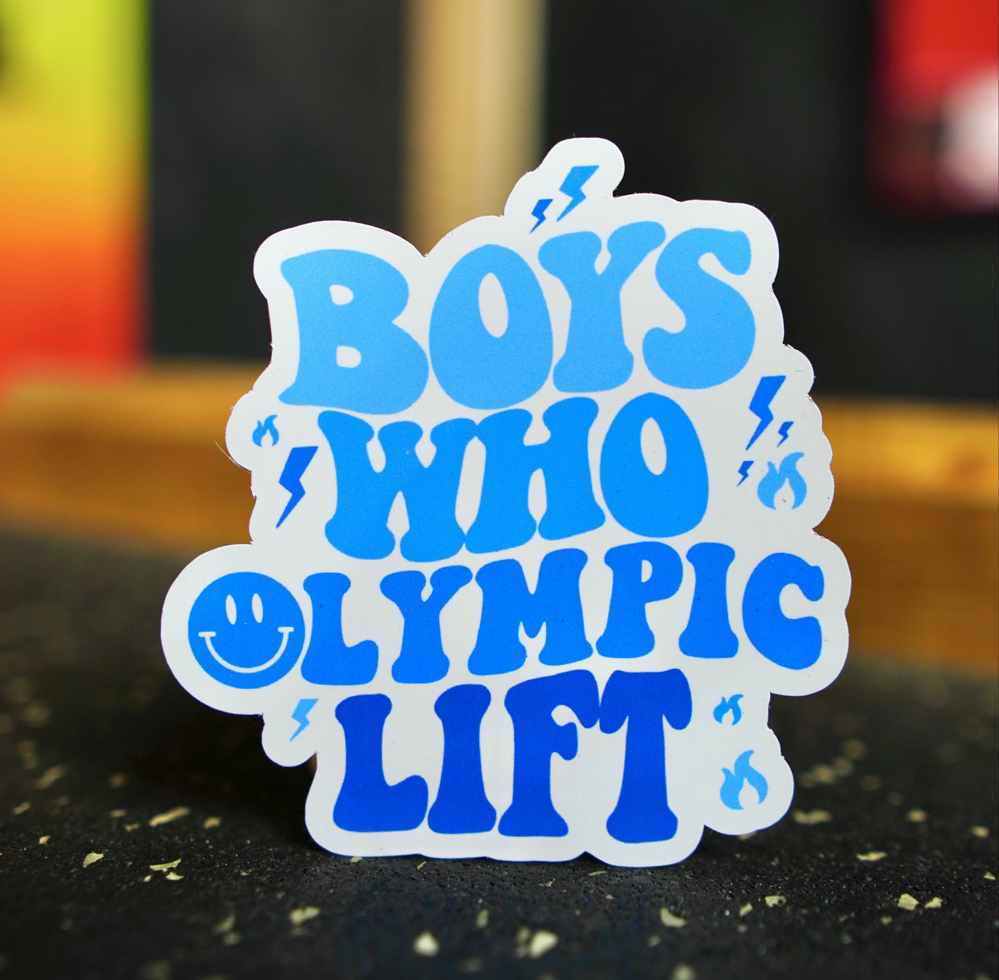 Boys Who Olympic Lift Sticker