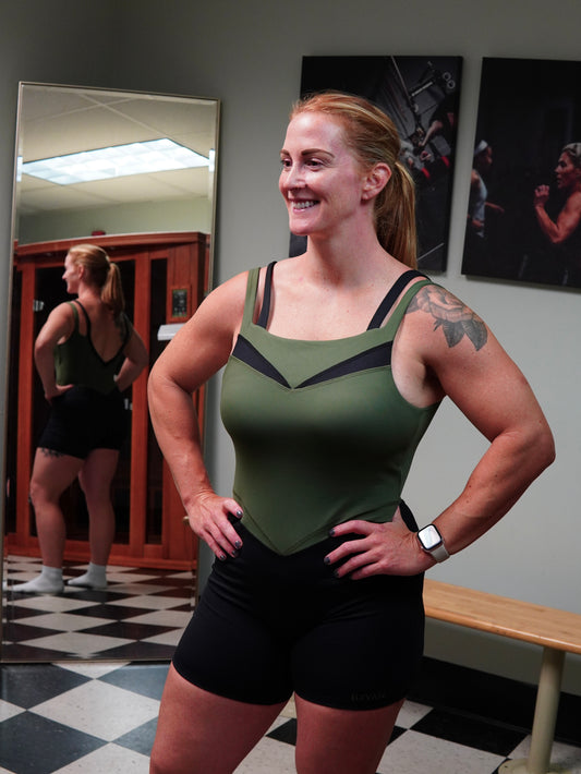 E-001 | Launch Edition - Elevare Women's Weightlifting Singlet