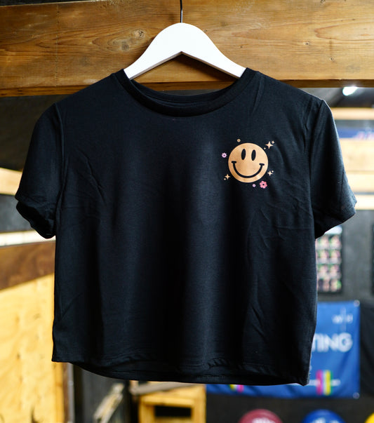 Girls Who Olympic Lift Crop Tee