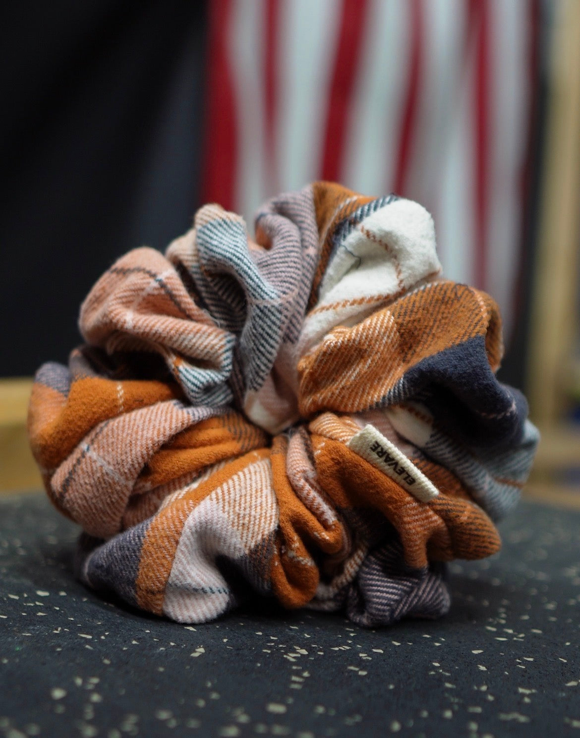 Upcycled Flannel Oversized Scrunchie