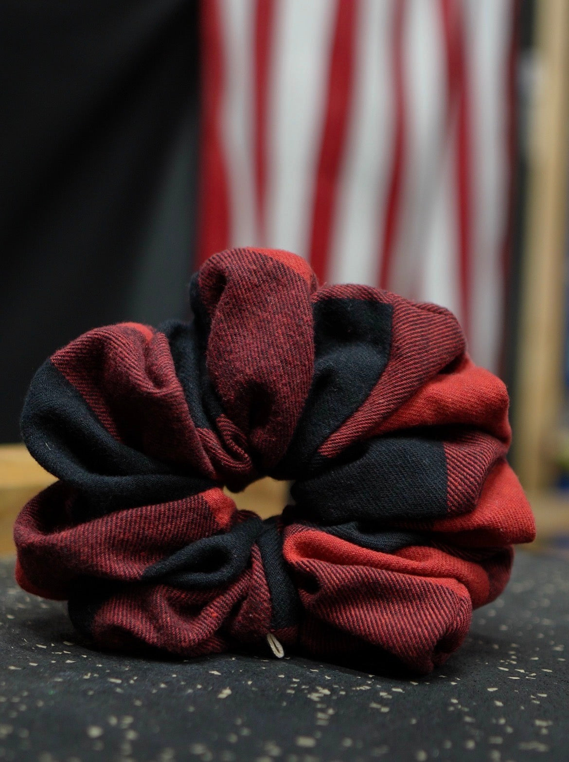 Upcycled Flannel Oversized Scrunchie